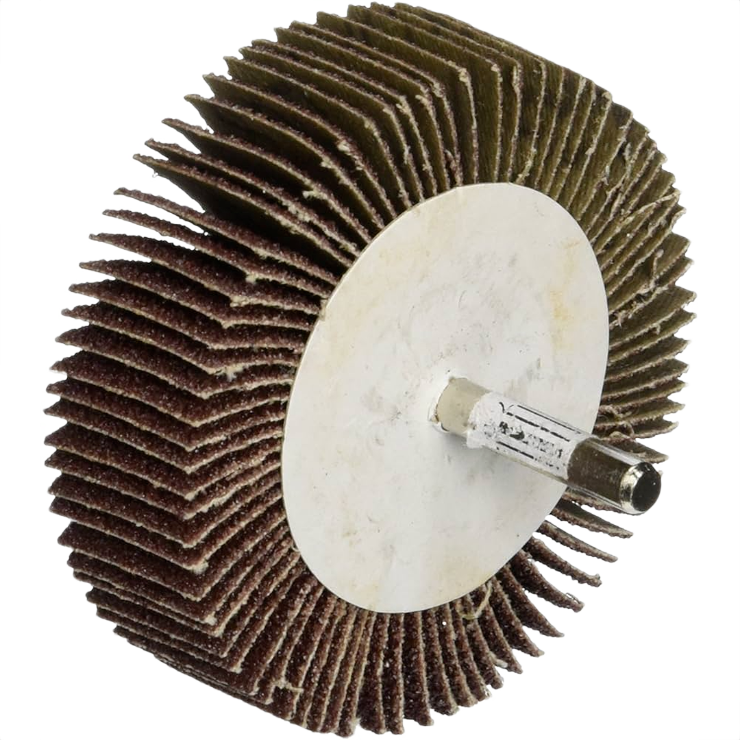 Assorted flap wheel with 1/4 inch shank for sanding and grinding in tool and power tool accessories under $50 collections