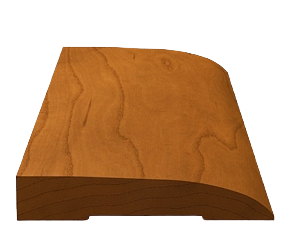 Modern oak baseboard molding with smooth finish for interior trim in moulding and millwork collections