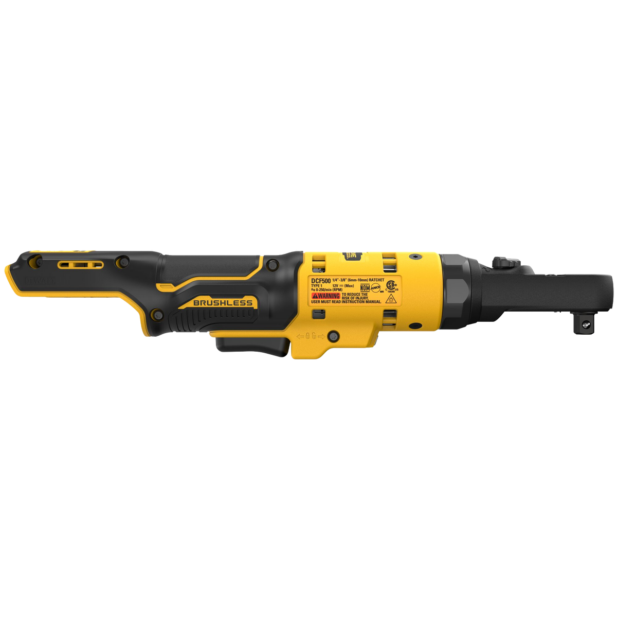DEWALT 12V MAX* 3/8" & 1/4" Brushless Cordless Sealed Head Ratchet (Tool Only)