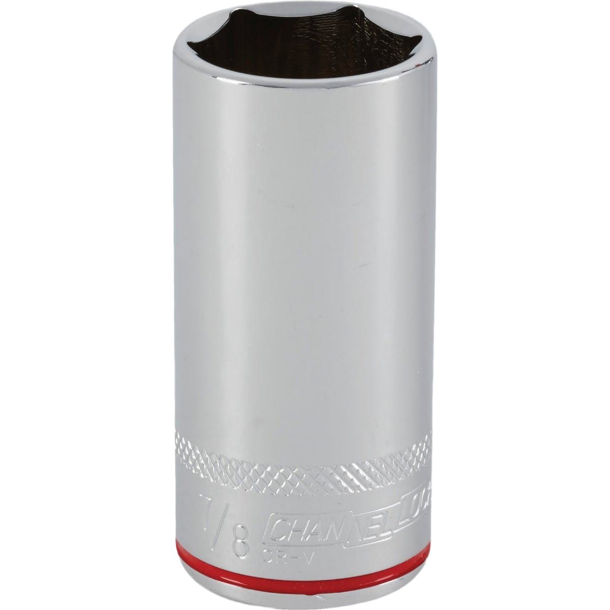 6-point deep drive socket with textured grip and color band for hand tools and woodworking tools under $50 collections