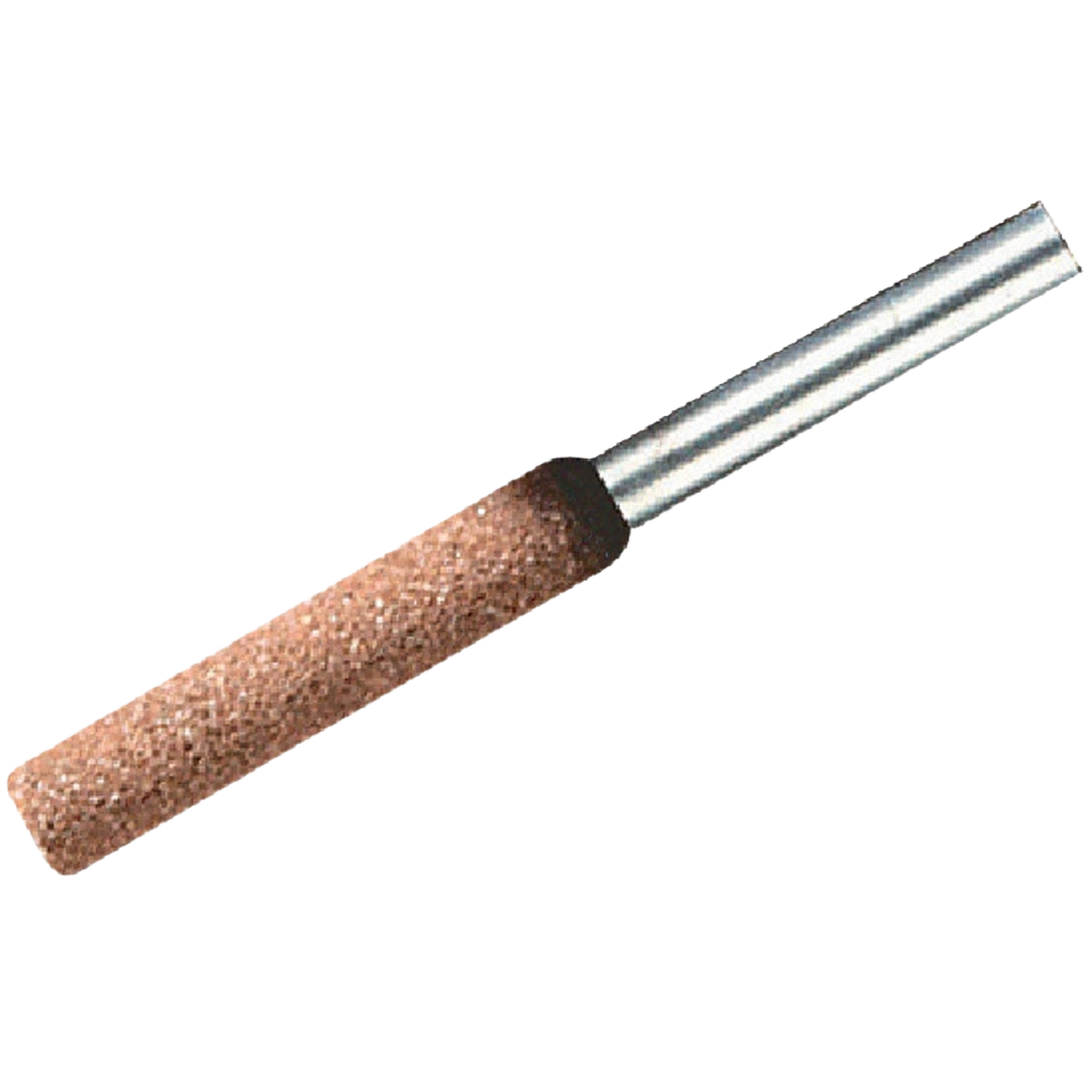 Brown grinding stone with metal shank for rotary and power tool accessories in home improvement tools collection