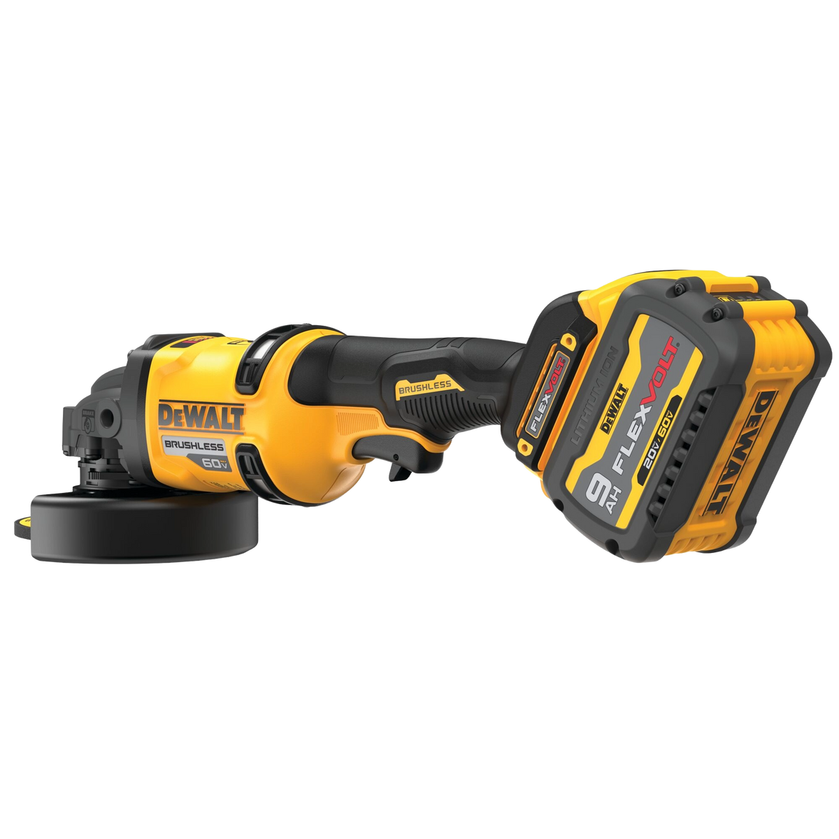 DEWALT 60V MAX* 4-1/2" - 6" Brushless Cordless Grinder With KICKBACK BRAKE™ Kit