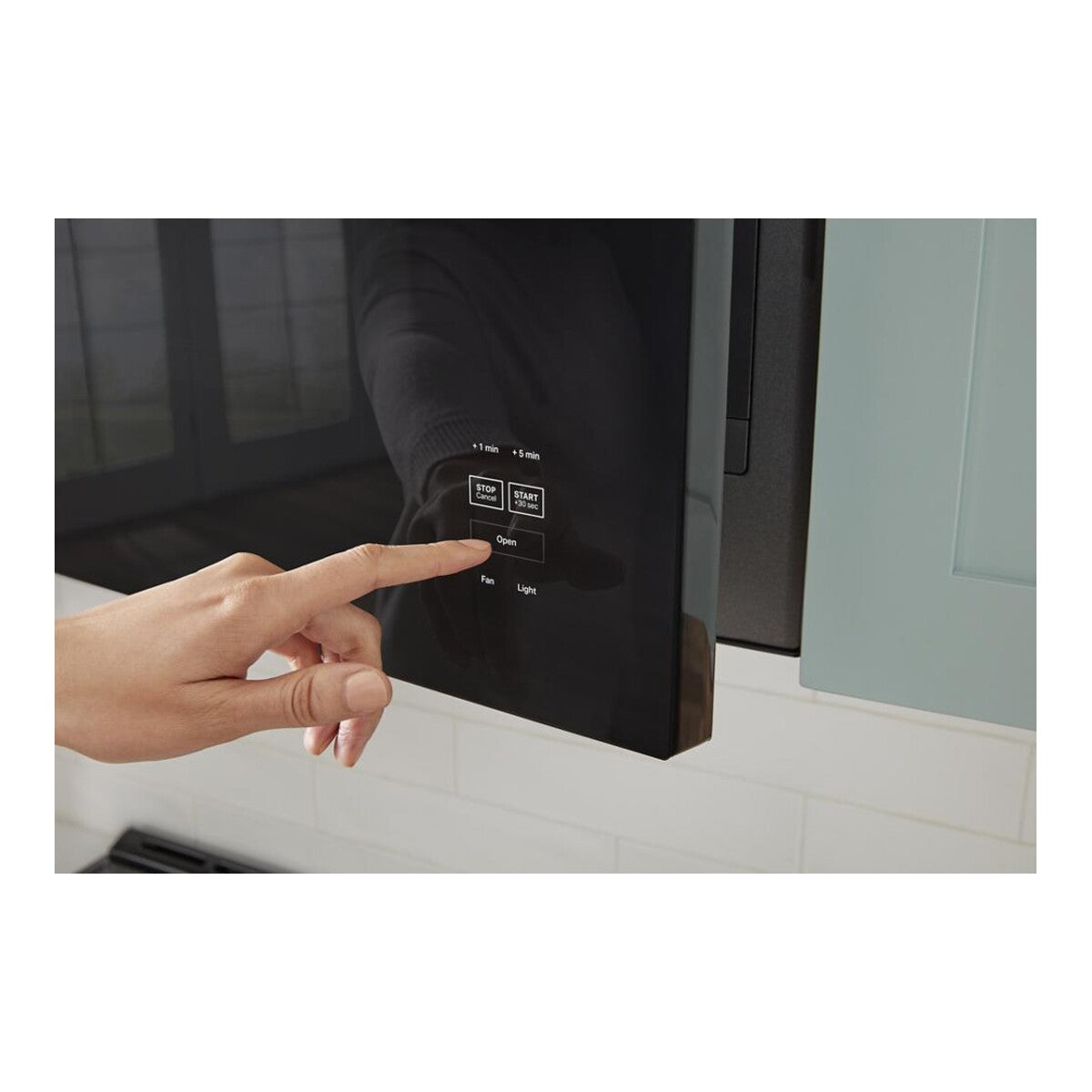 1.1 Cu. Ft. Flush Mount Microwave with Turntable-Free Design