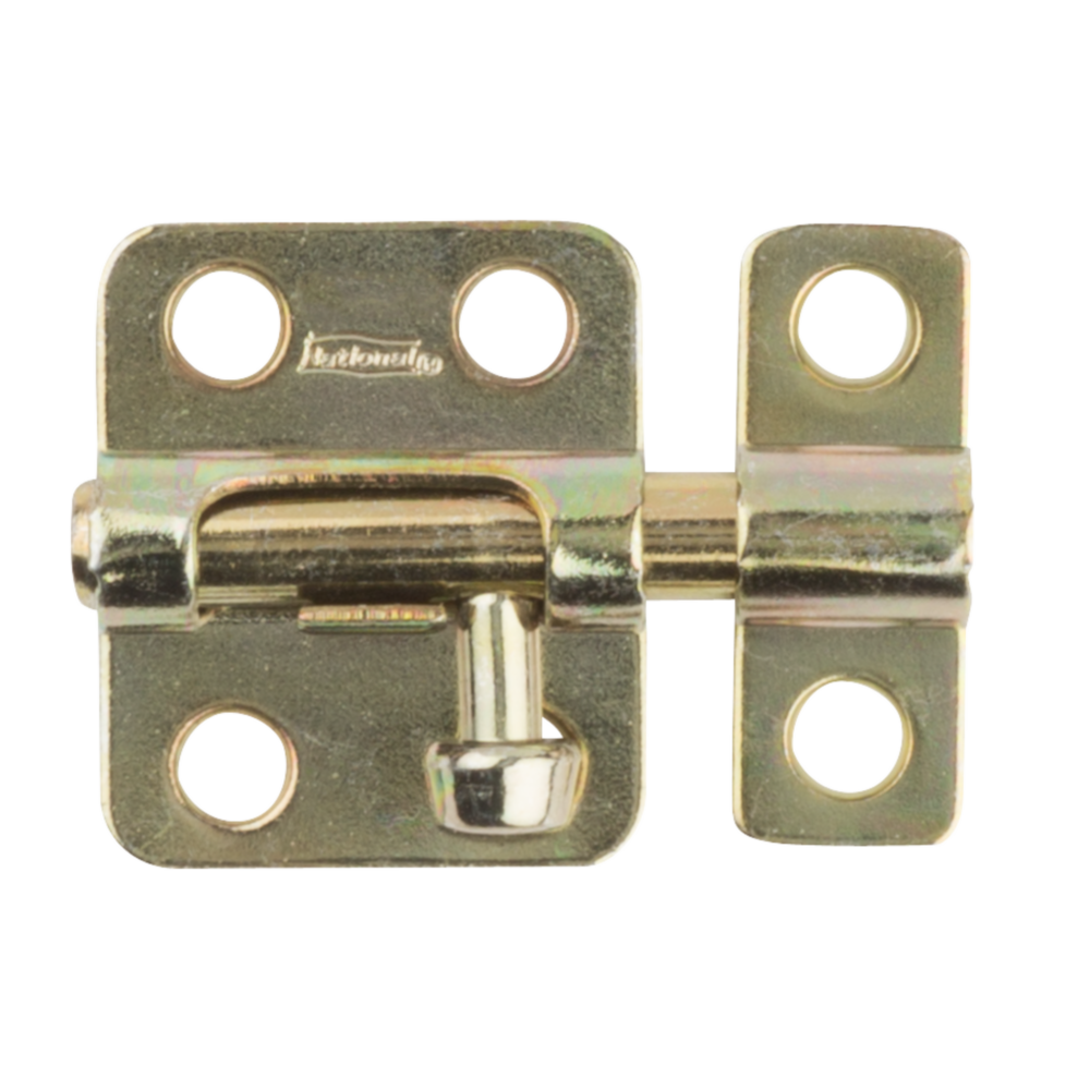 2-inch satin brass barrel bolt for cellar window security in door knobs, hardware, and door accessories under $50 collections