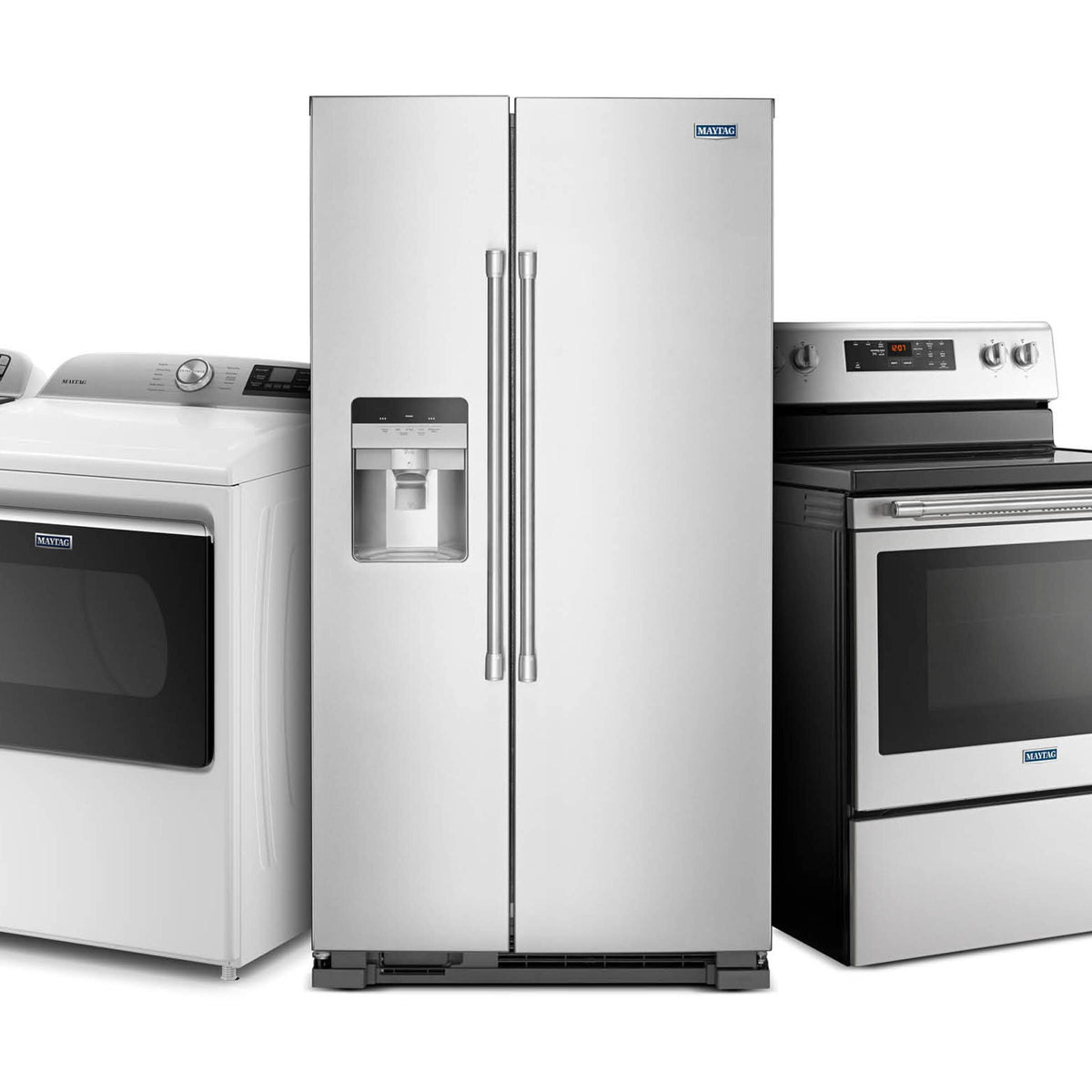 36-Inch Wide Side-by-Side Refrigerator with Exterior Ice and Water Dispenser - 25 Cu. Ft.
