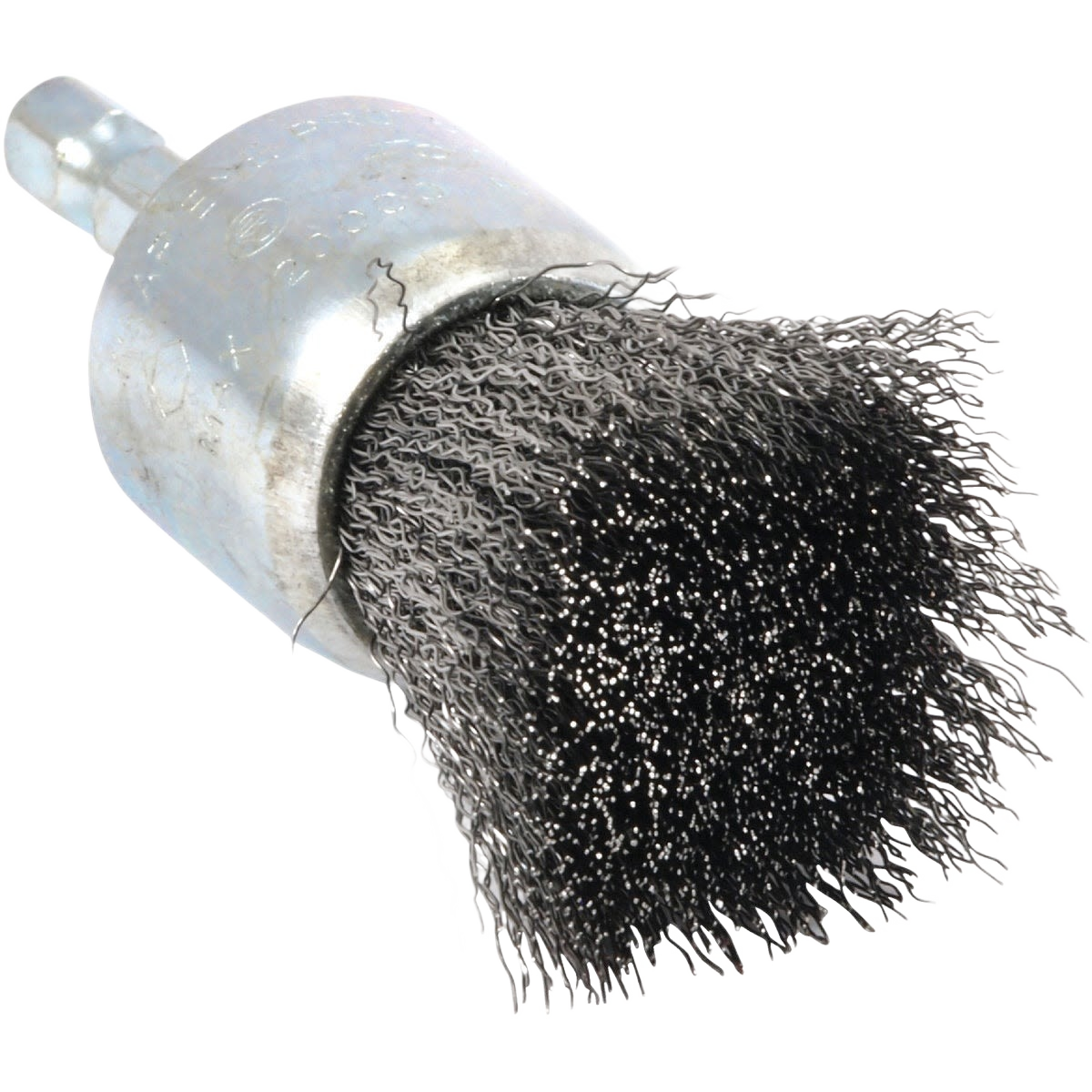 Metal wire brush attachment with hex shank for power tools in woodworking and tool accessories collections under $50