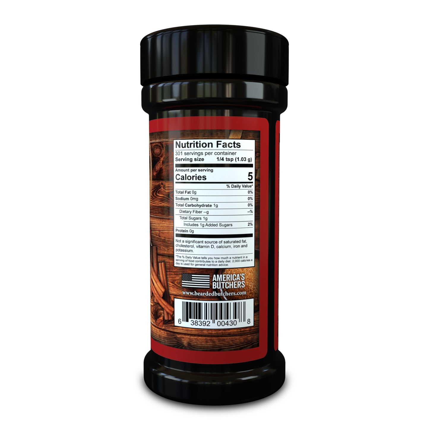 The Bearded Butchers Cinnamon Swirl Seasoning Blend, 7 oz.