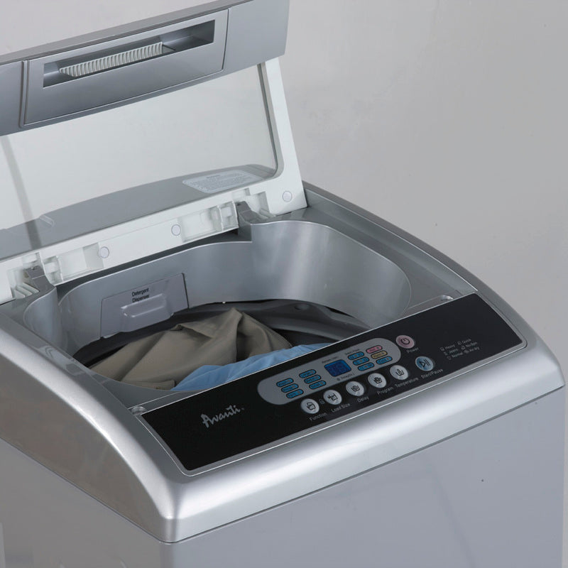 Platinum top load washer with digital controls and multiple wash cycle options in washers and appliances collection