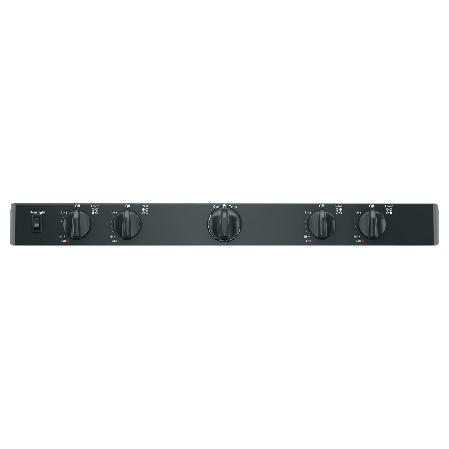 GE® 30" Free-Standing Front Control Gas Range