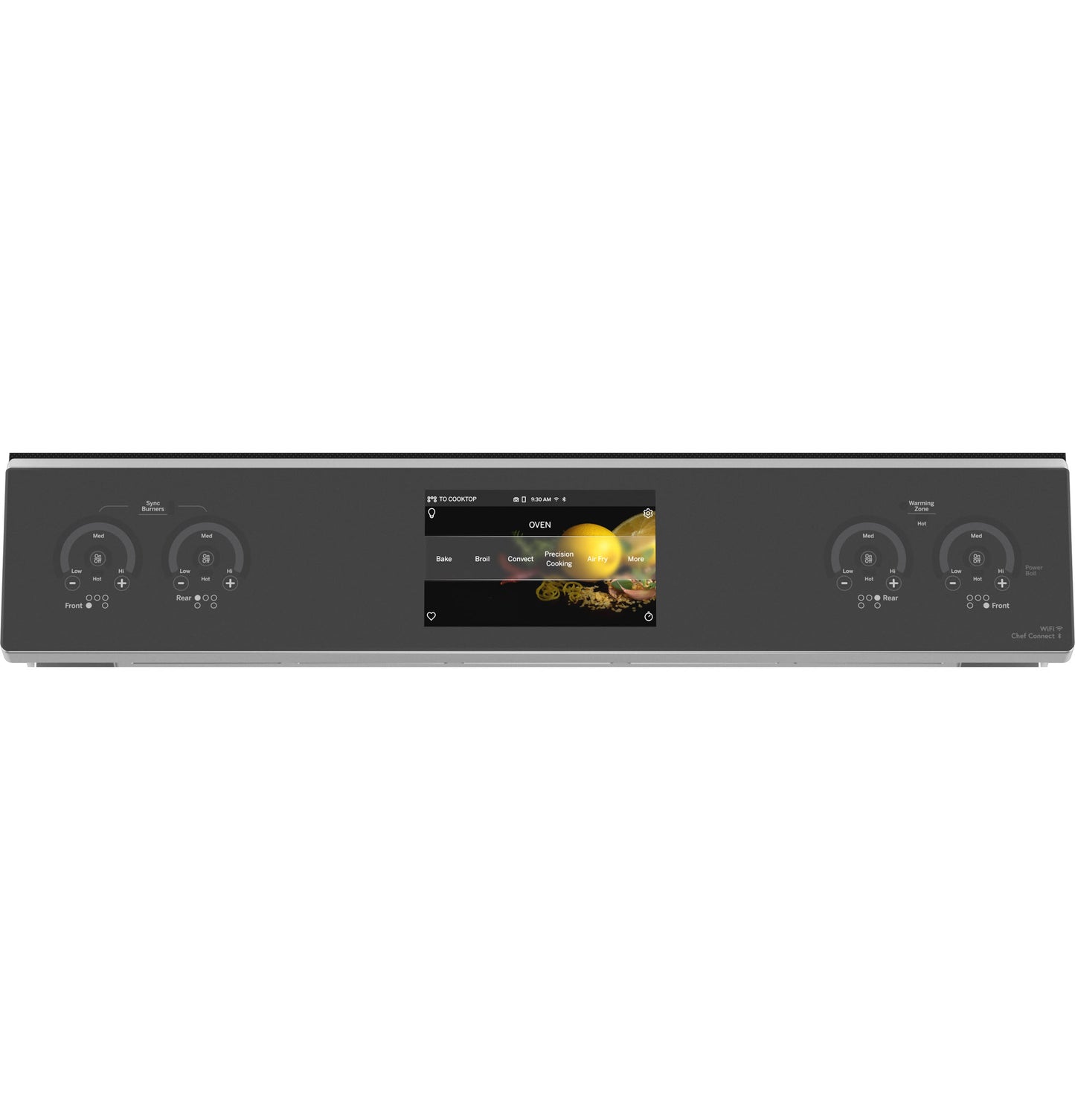 GE Profile™ 30" Smart Slide-In Front-Control Induction Fingerprint Resistant Range with In Oven Camera