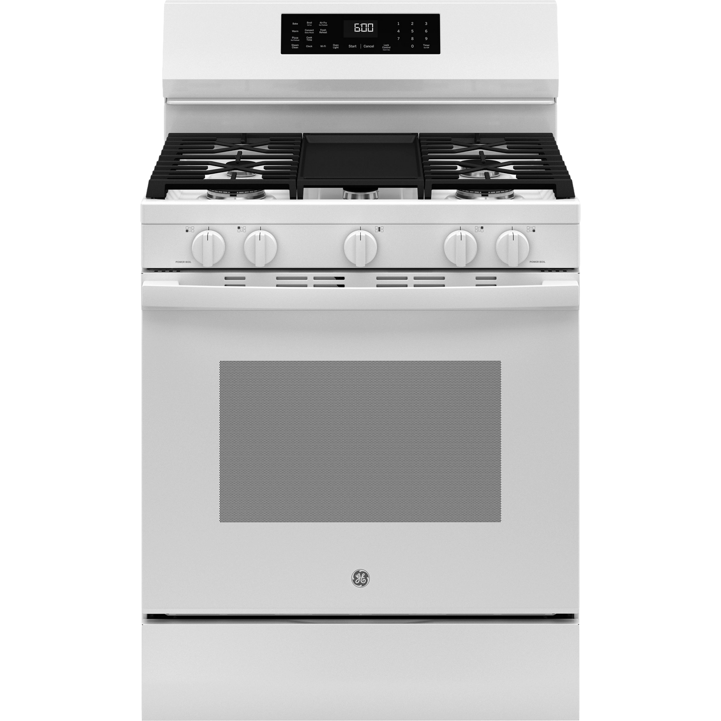 GE® 30" Free-Standing Gas Convection Range with No Preheat Air Fry and EasyWash™ Oven Tray