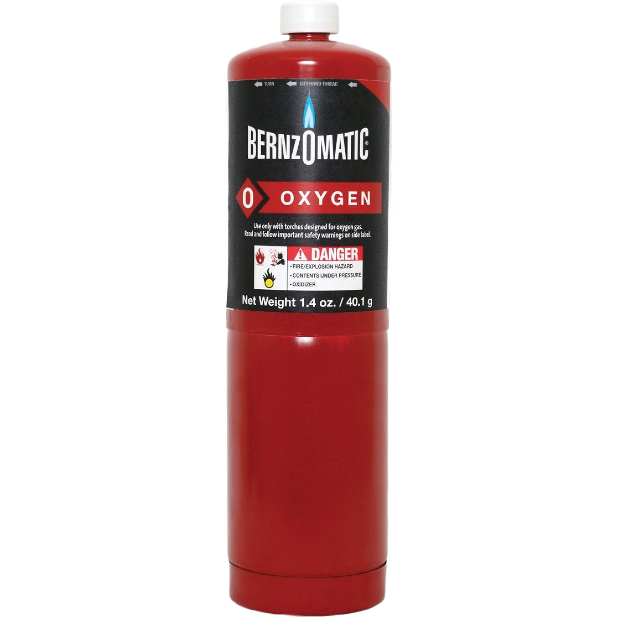 Red oxygen fuel cylinder for plumbing and home improvement tools in under $50 and under $100 collections