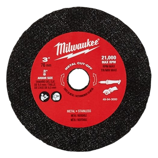 Set of three 3-inch metal cut off wheels for power tools, designed for cutting stainless steel and other metals under $50 collections