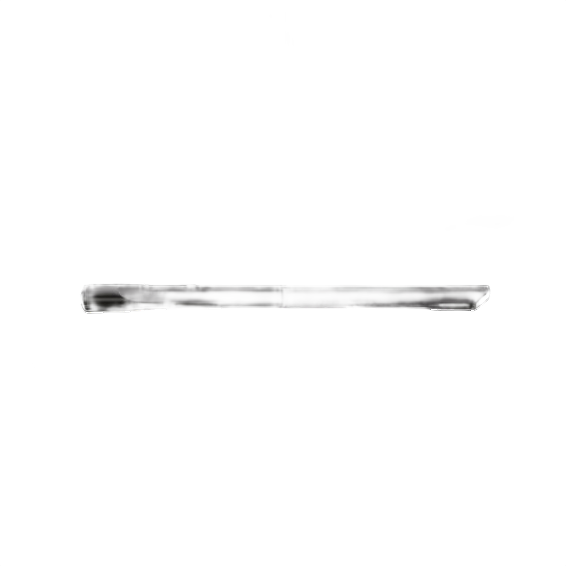 Extended black flexible crevice tool designed for vacuum cleaners to reach tight spaces in home improvement tasks