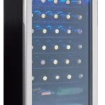 35 Bottle Wine Cooler,Reversible Door,Tempered Glass Door,Worktop