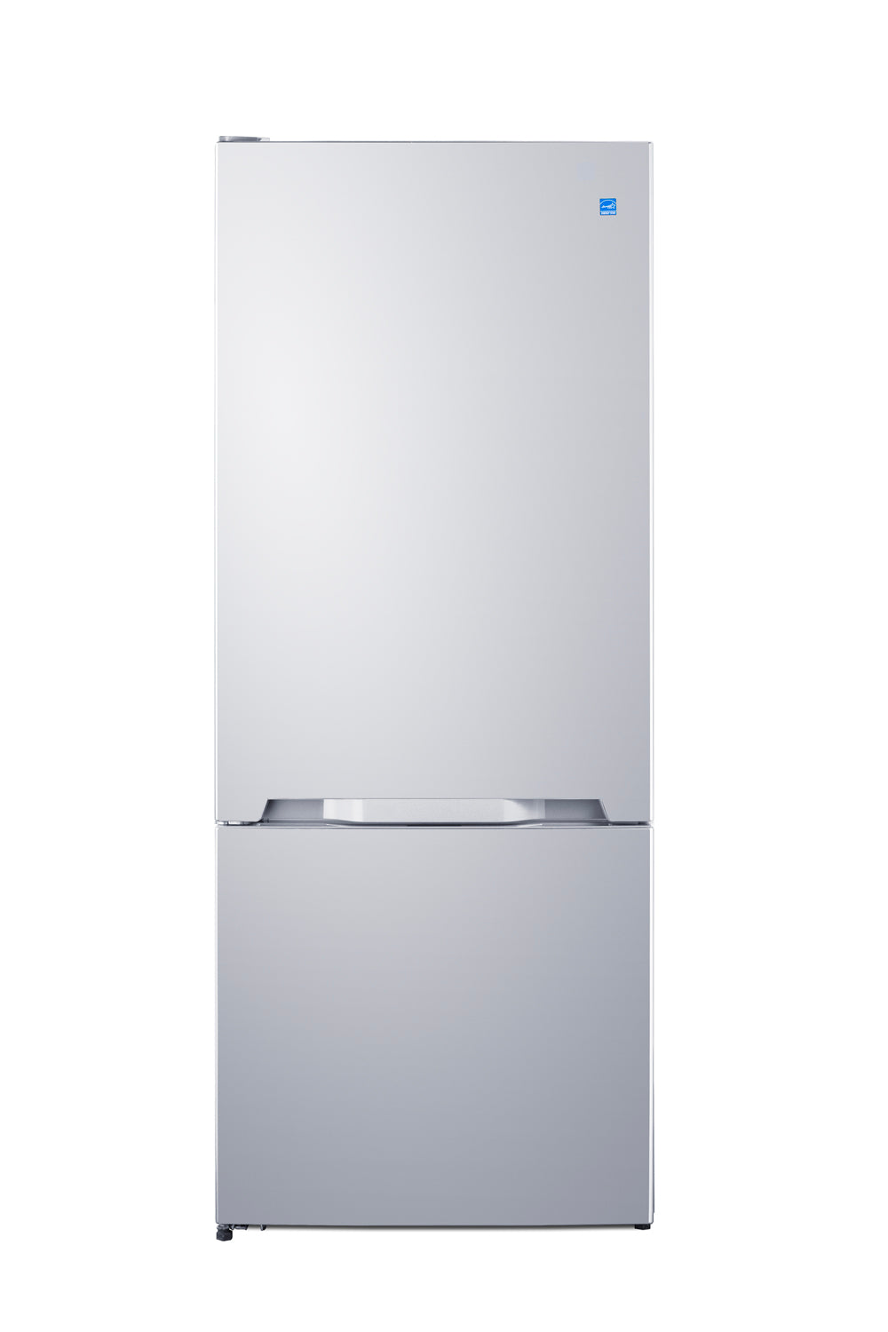 Modern silver bottom mount refrigerator with freezer drawer in kitchen appliances and home improvement collection