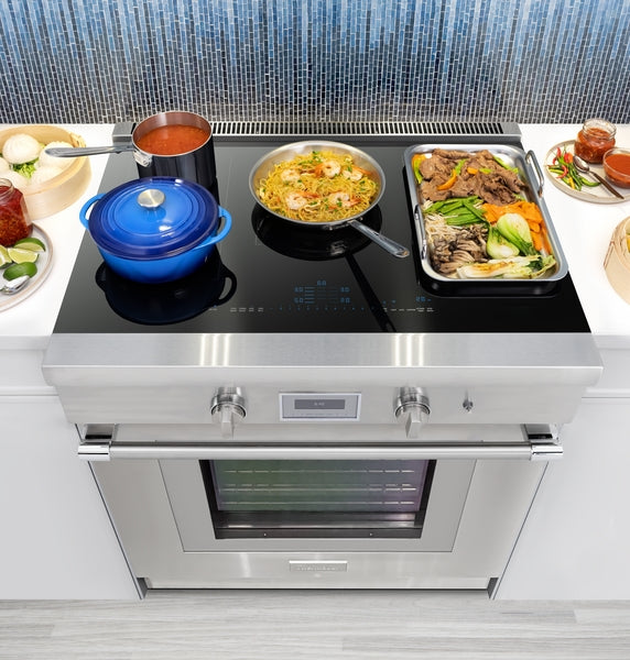 Liberty®, Induction Professional Range, 36'' Pro Harmony® Standard Depth, Stainless Steel