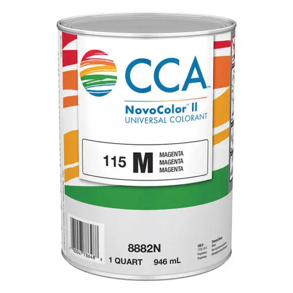 1 quart can of CCA NovoColor II universal magenta colorant for paint and supplies under $100 collections