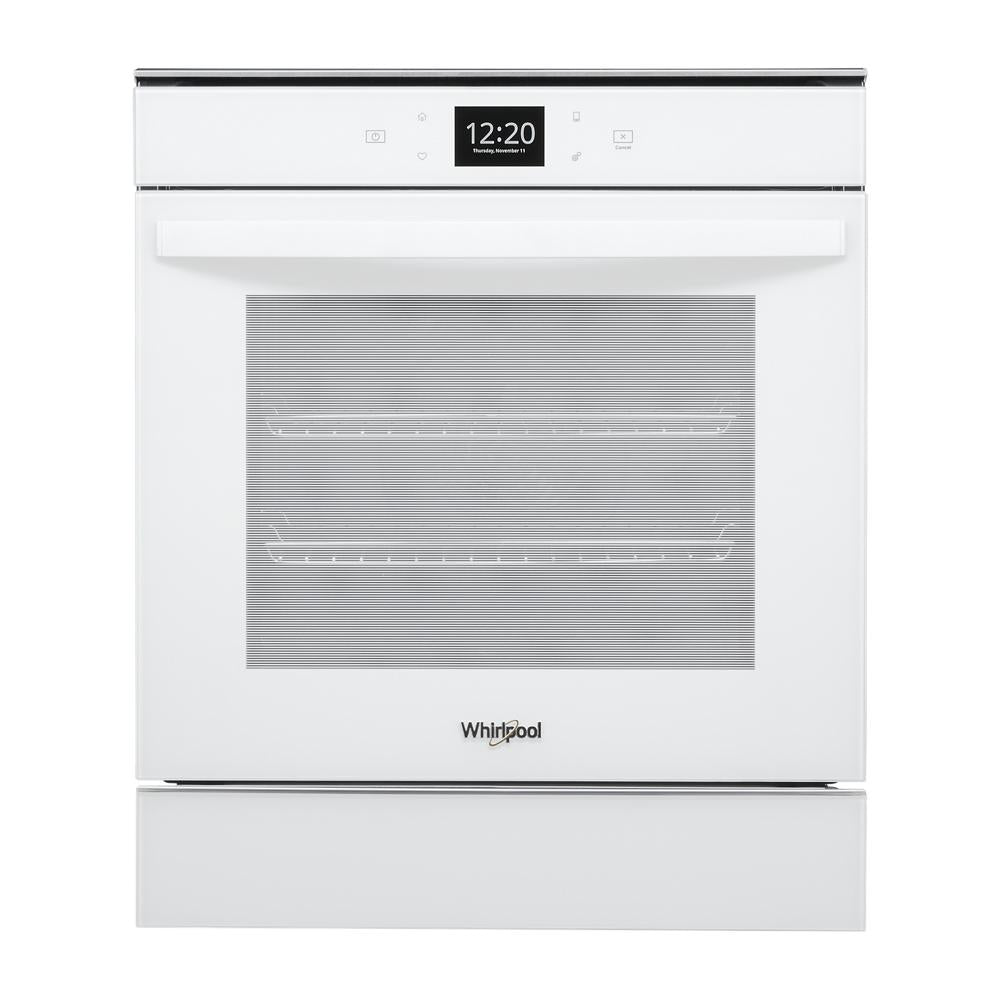 White convection wall oven with digital display and glass door in Wall Ovens and Appliances collection