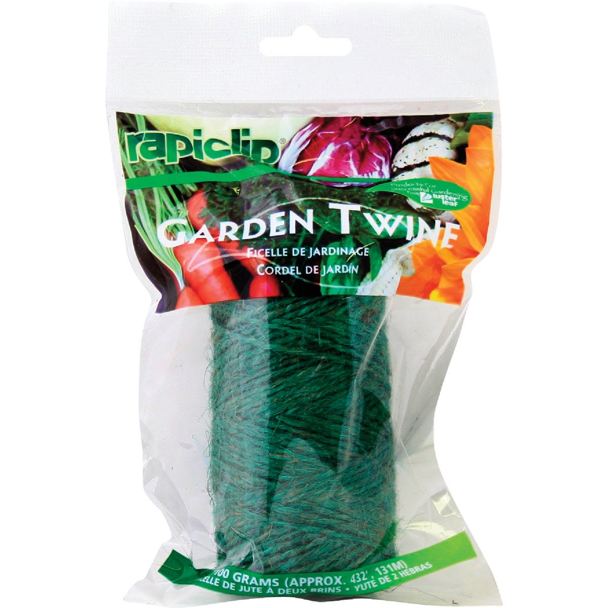 Rapiclip Green Jute Garden Twine Plant Tie, 432 ft.