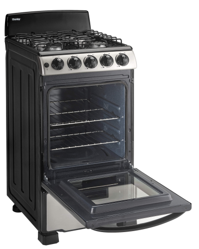 20" Gas Range, 2 Oven Racks,Window, 4 Open Burners, ADA, Manual Clean