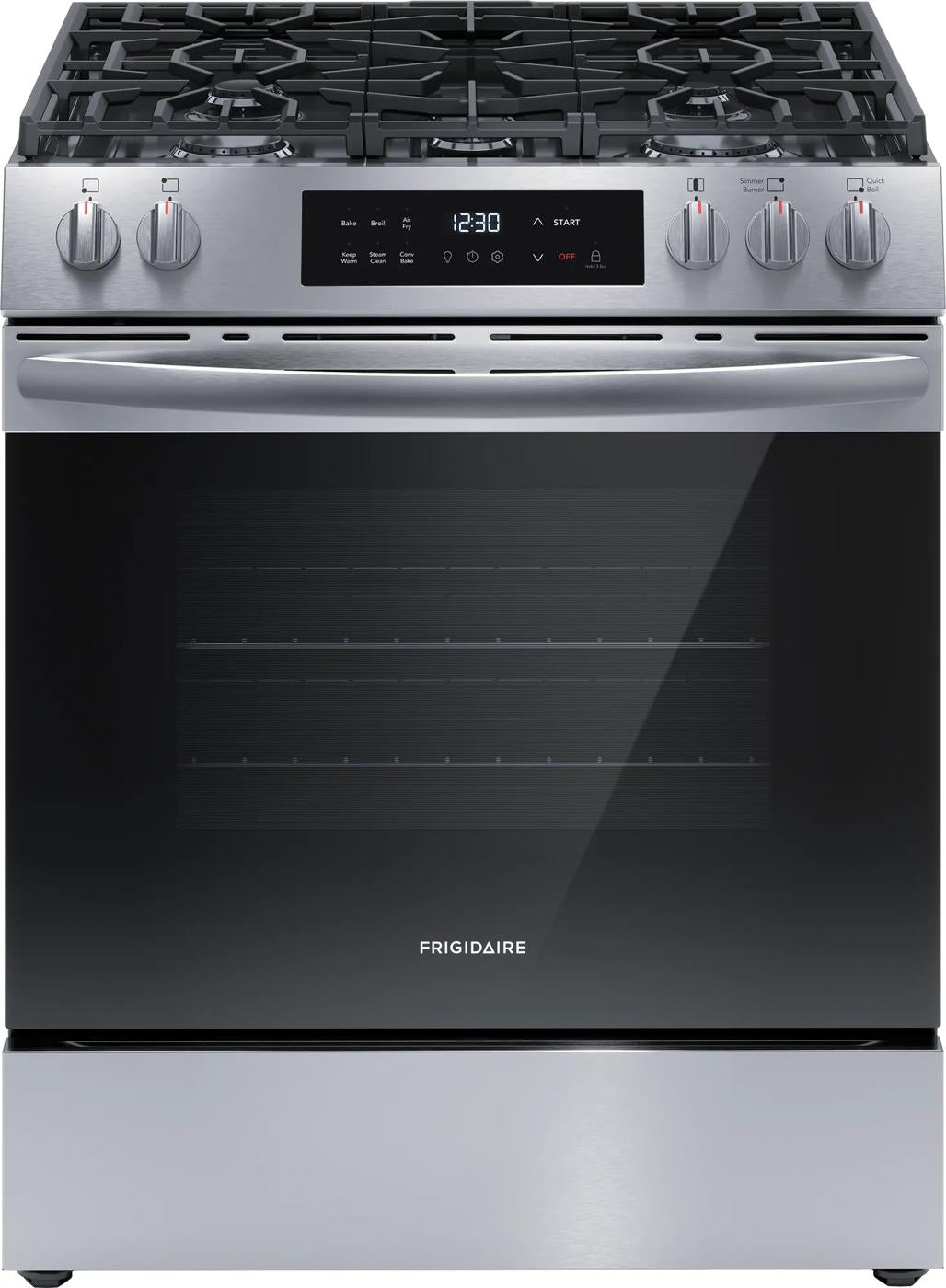 30" Front Control Gas Range with Air Fry