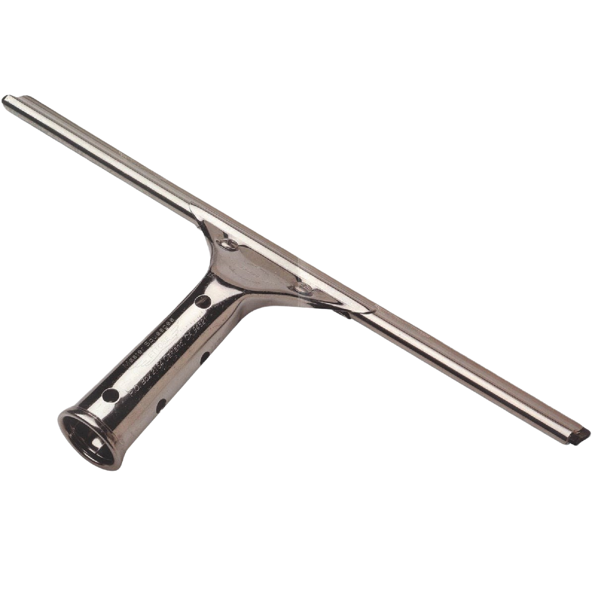 Stainless steel window squeegee with 10-inch blade for streak-free cleaning in cleaning tools and home improvement collections