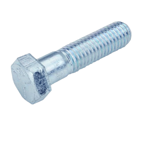 Metal hex head cap screw with threaded shaft for John Deere hardware, ideal for parts and home improvement projects
