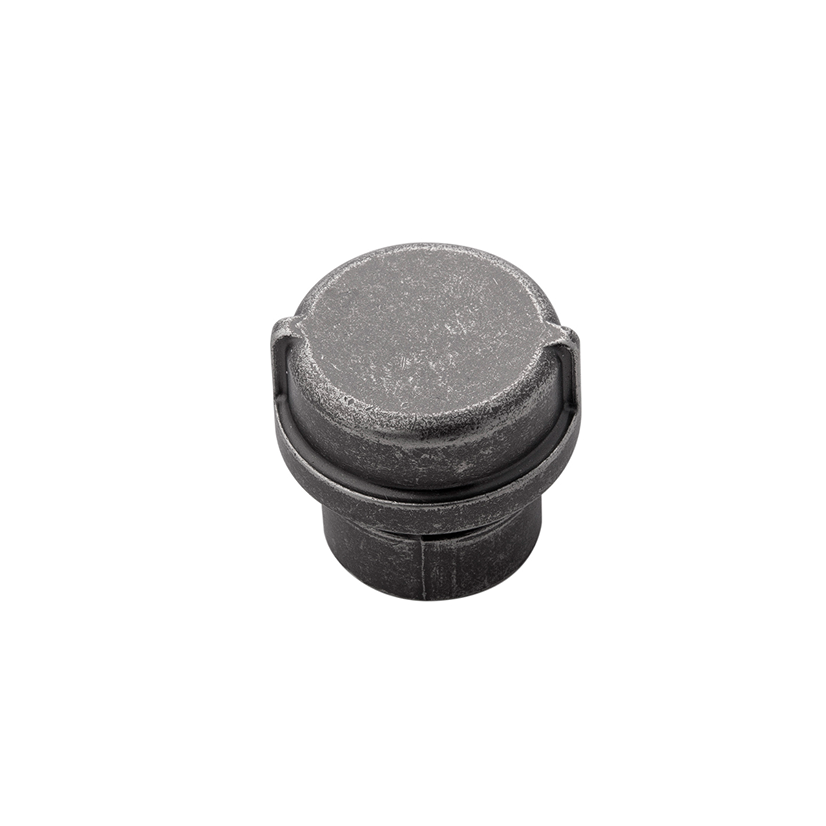 Black nickel pipeline style knob with rustic vibed finish for cabinet and furniture hardware under $50 collection