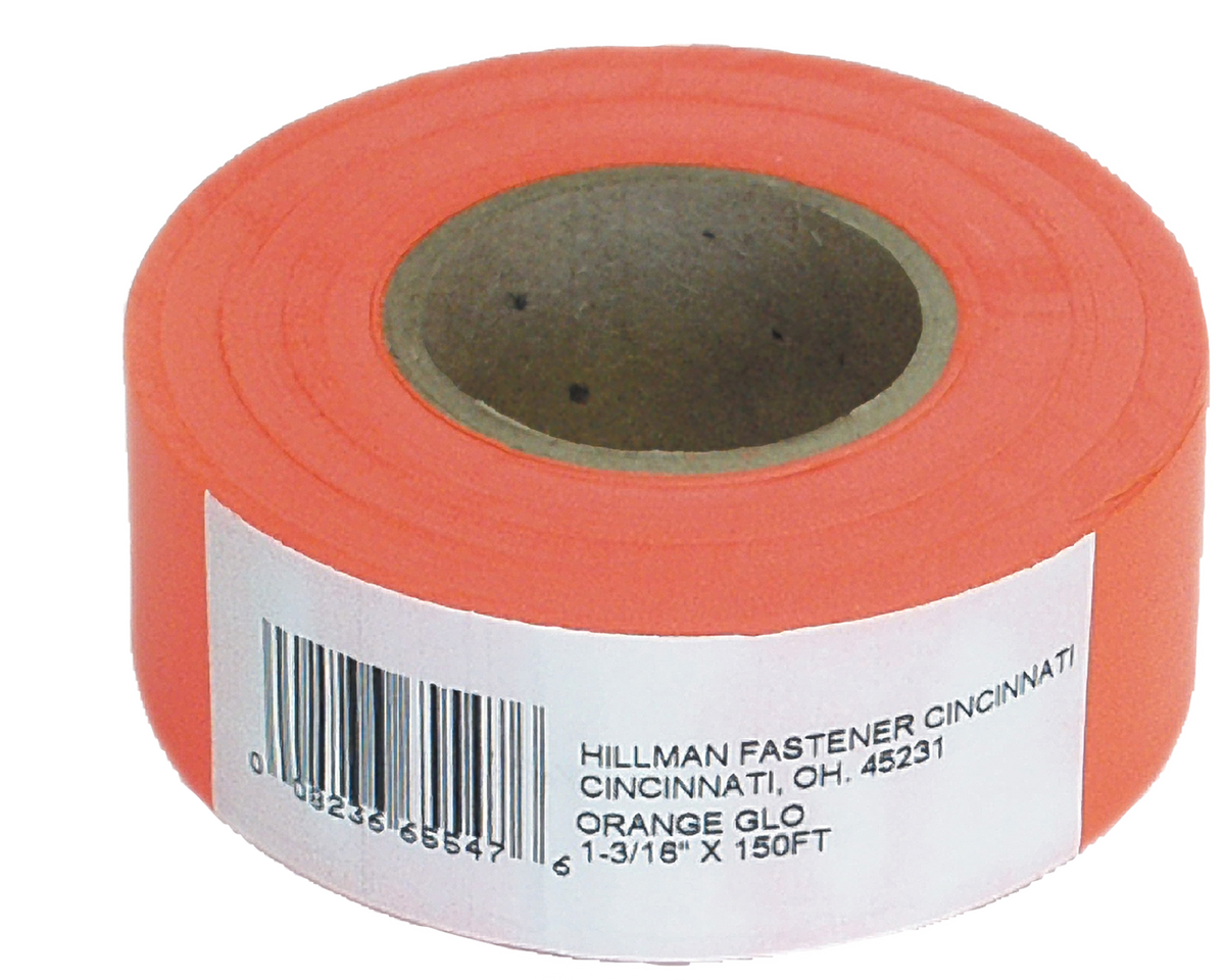 Hillman Orange Flagging Tape (1-3/16" x 150')
