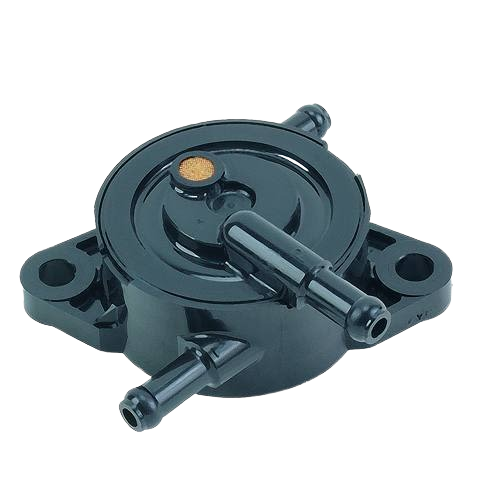 Compact black fuel pump with mounting points, suitable for automotive parts and mechanic tools under $100 collections