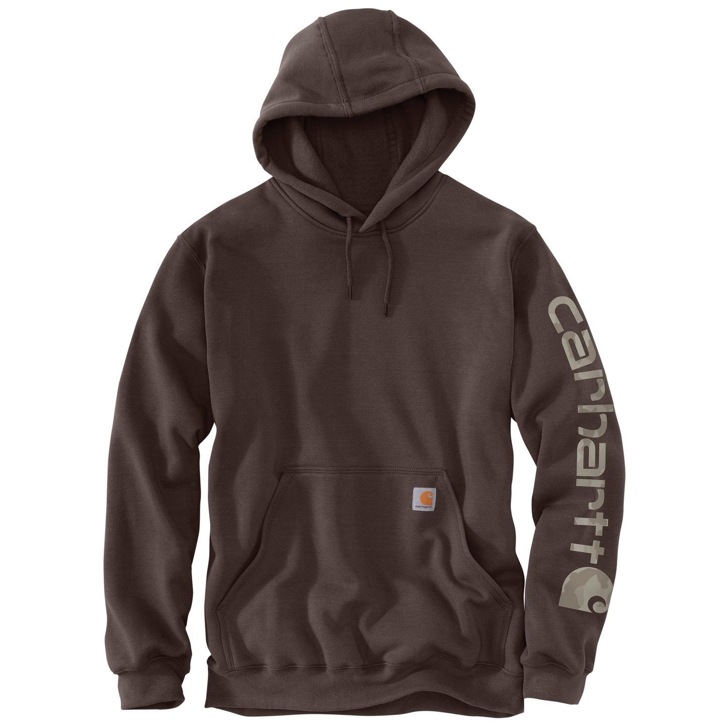 Carhartt Men's Loose Fit Midweight Logo Sleeve Graphic Hoodie