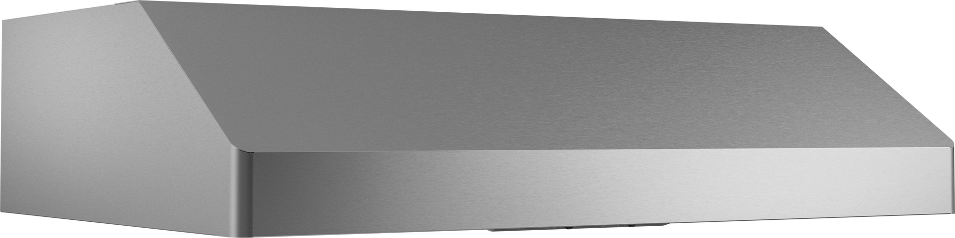 Modern stainless steel under cabinet range hood with baffle filters for effective kitchen ventilation in home improvement collections