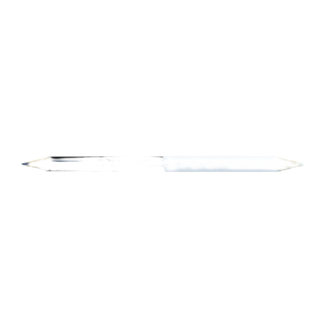 Dual-ended black and white pencil for marking on light and dark surfaces in woodworking and office supplies collections
