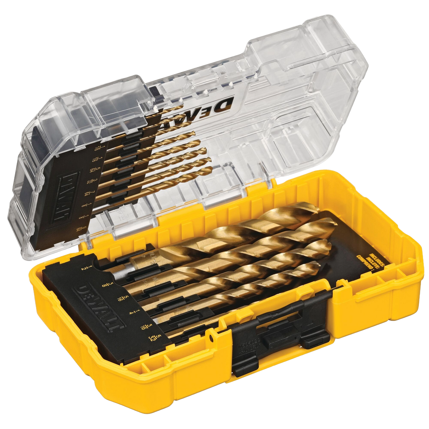DEWALT 14-Piece Titanium Pilot Point Drill Bit Set