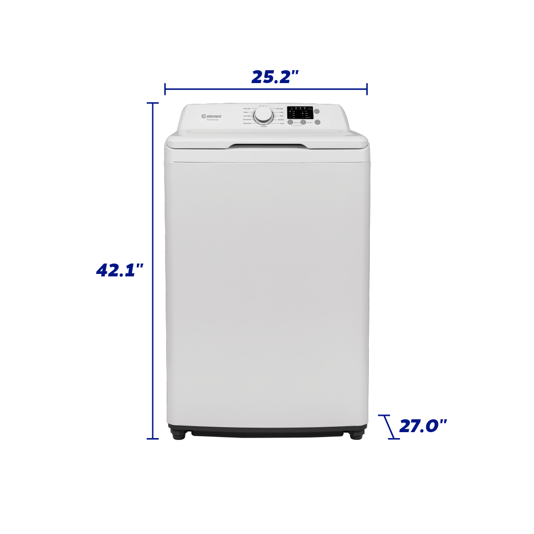 White top load washing machine with agitator and digital control panel in Top Load Washers and Appliances collections