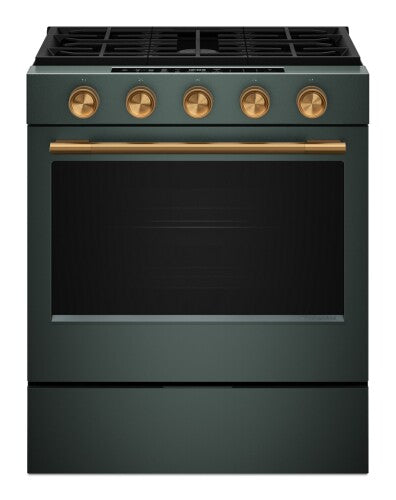 5.0 Cu. Ft. Smart Slide-in Gas Range with Convection Cooking Modes and 2-in-1 Burner