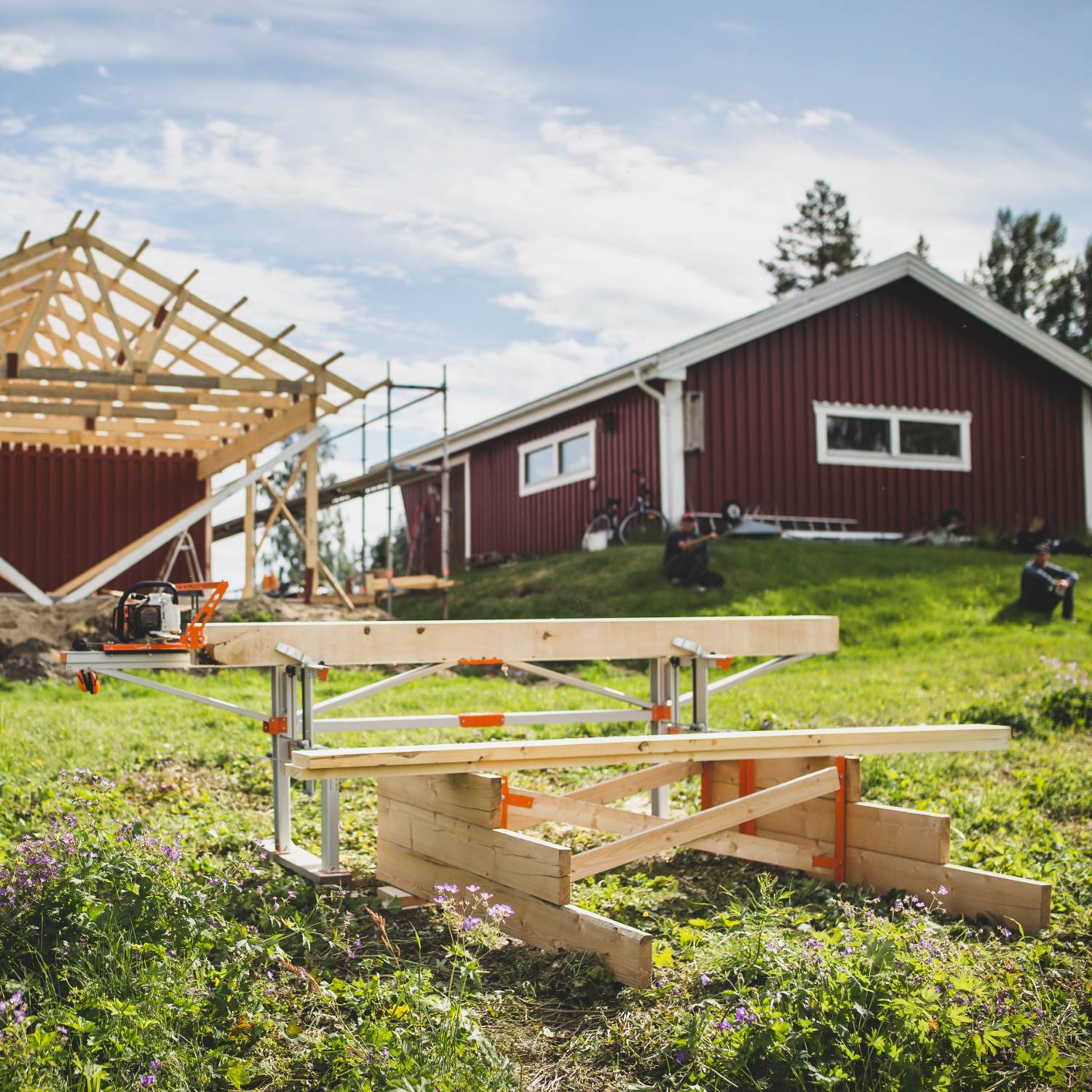 LOGOSOL F2 Chain Sawmill with Two Log Lifts – Durable & Precise
