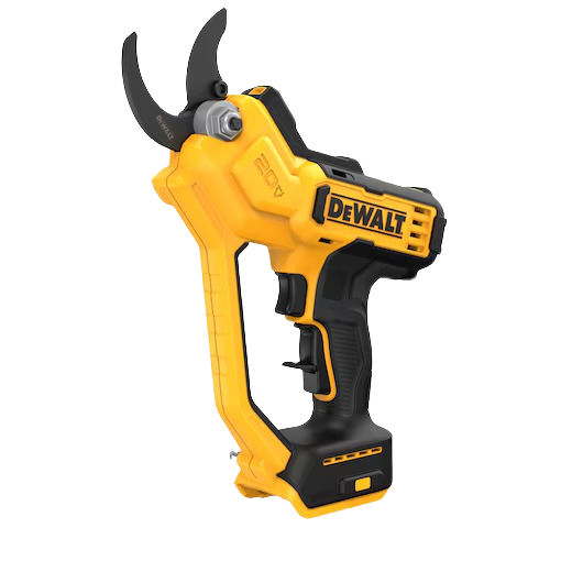 Compact yellow and black cordless pruning tool designed for efficient cutting in home improvement tasks