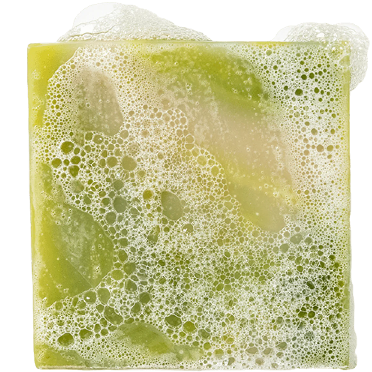 Green aloe-infused soap bar producing a refreshing lather, part of men's grooming and skin care under $50 collections