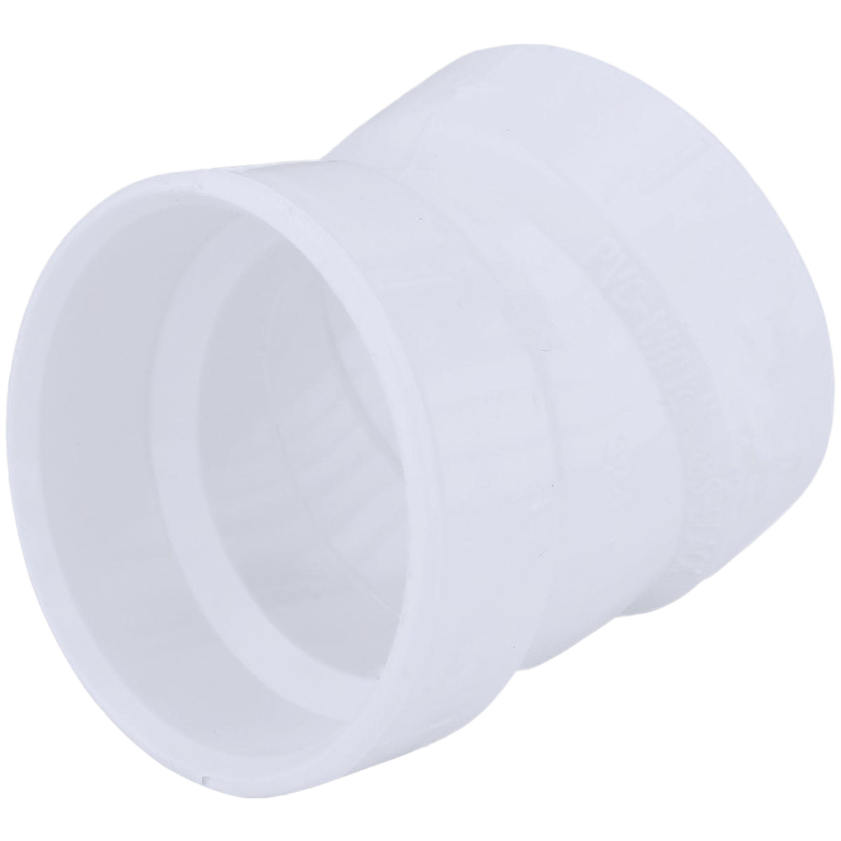 White Schedule 40 PVC elbow fitting with 22-1/2 degree angle for plumbing and pipes & fittings collections