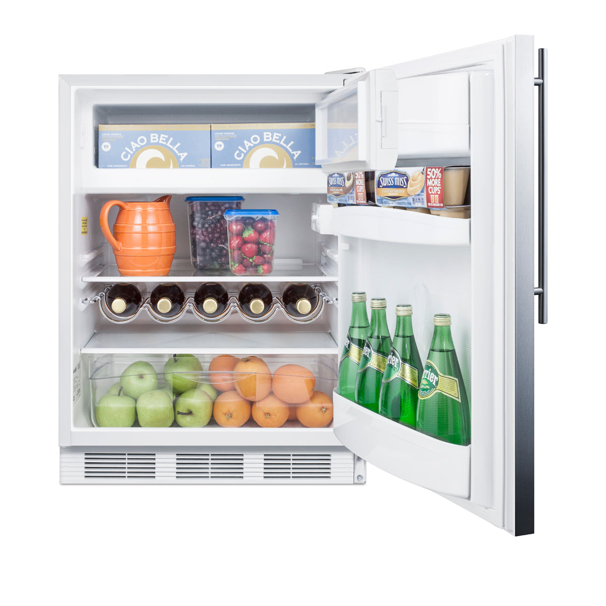 24" Wide Refrigerator-Freezer, ADA Compliant