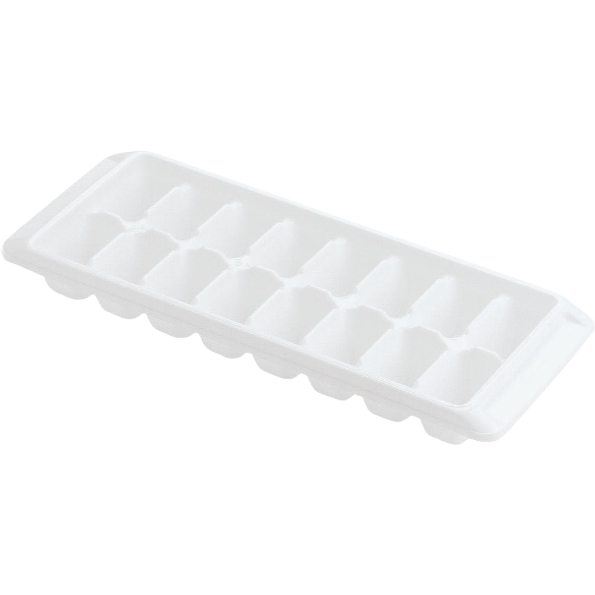 White ice cube tray with 16 compartments for kitchenware and storage organization under $50 collections