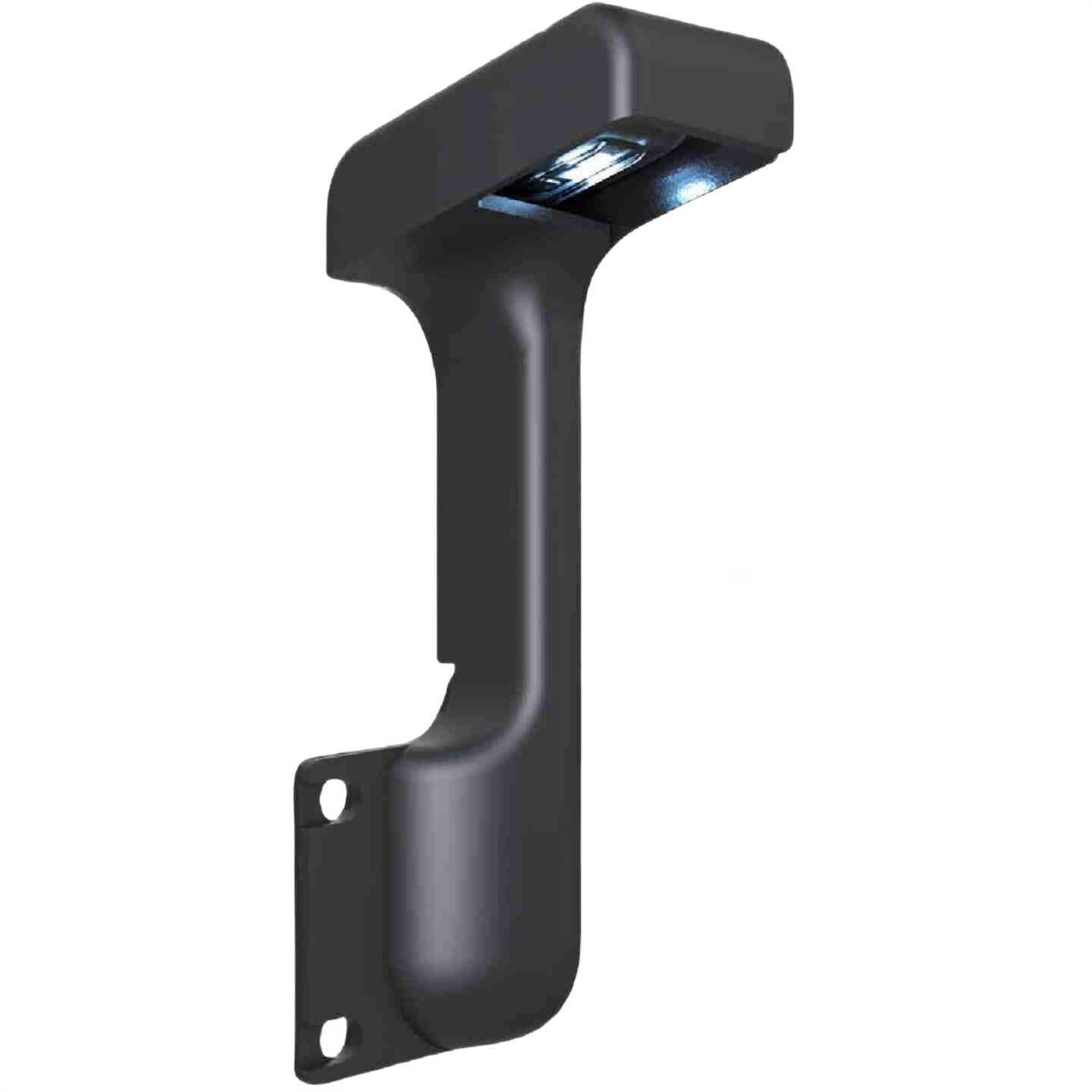 Black pellet sensor with LED light for monitoring fuel levels in grill accessories and outdoor living collections