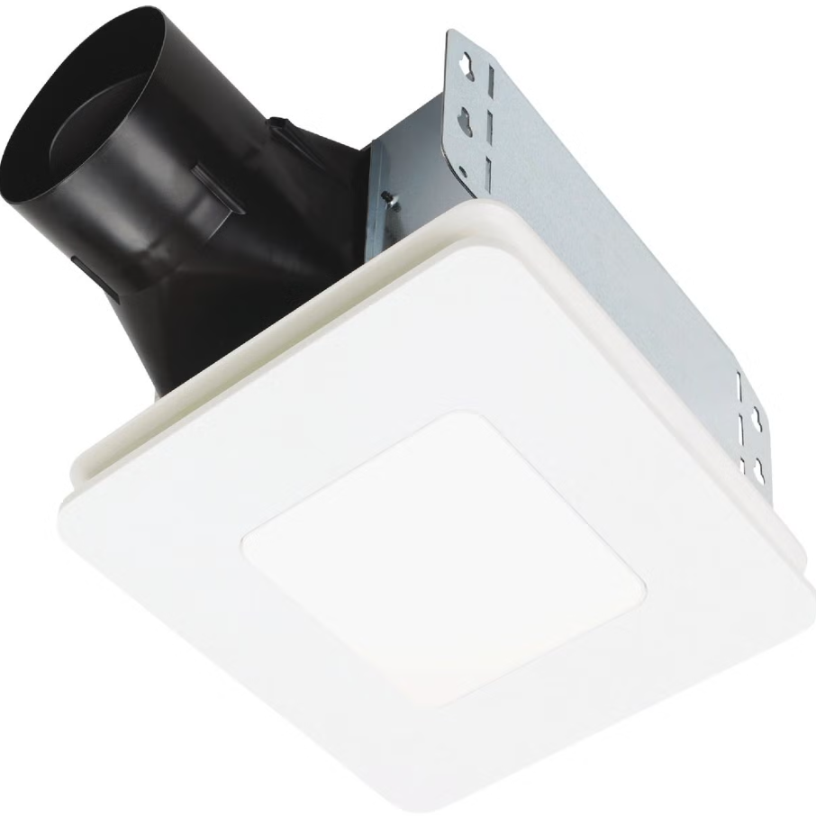 Broan-NuTone Roomside Series 60 CFM 0.9 Sones Bath Exhaust Fan with LED Light