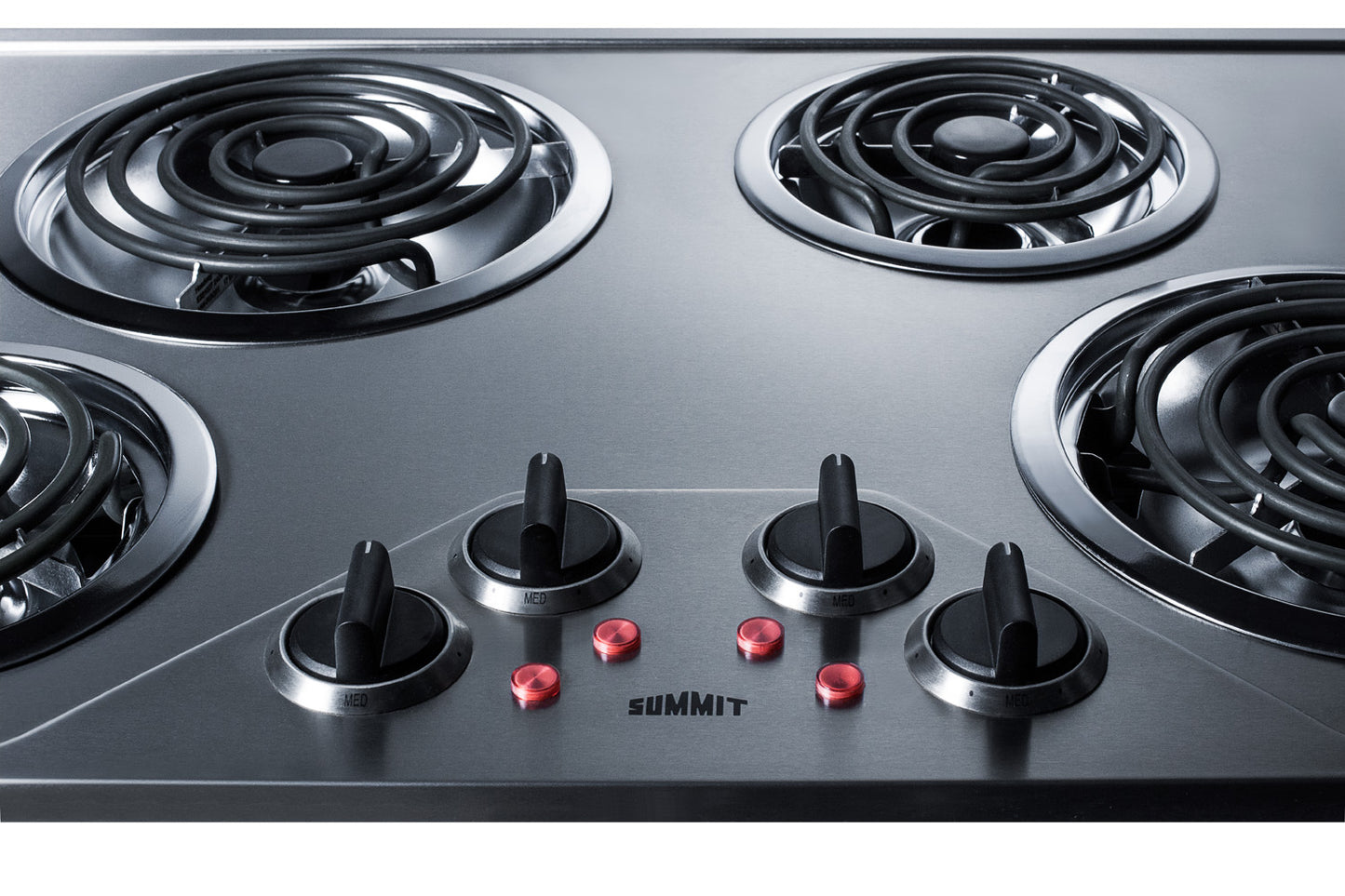 29" Wide 230V 4-Burner Coil Cooktop