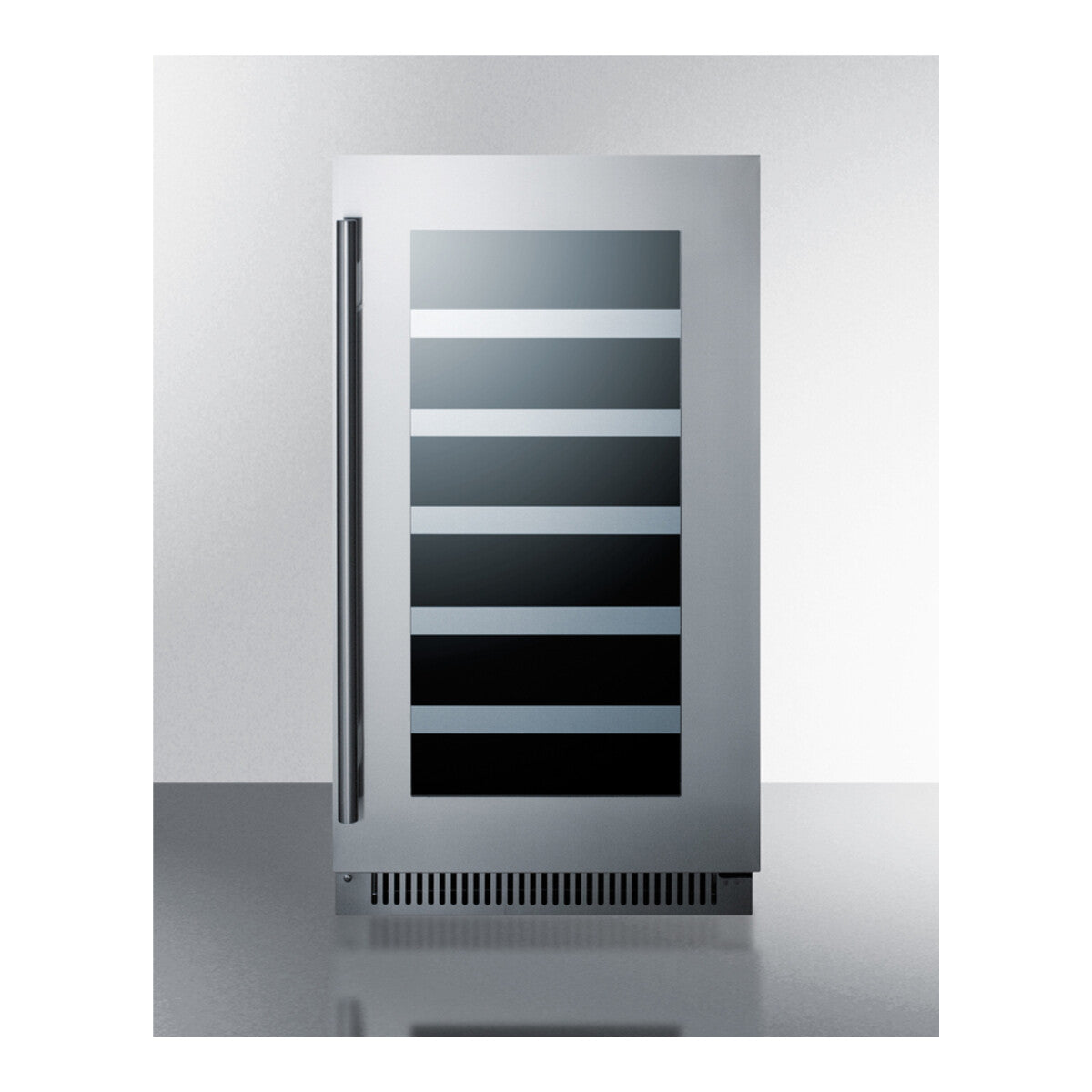 18" Wide Built-In Wine Cellar - with T4 Door Tint