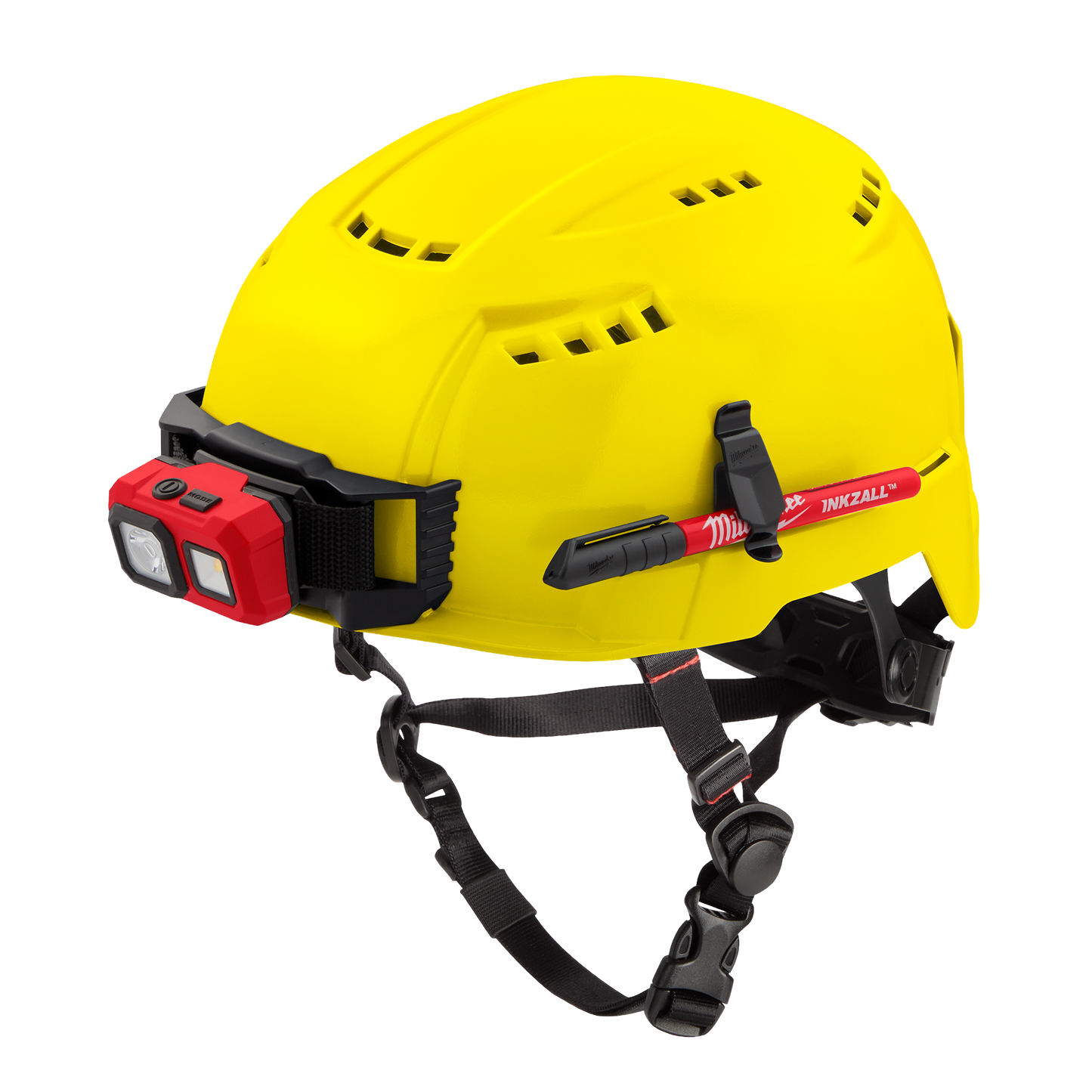 Milwaukee BOLT™ Yellow Vented Safety Helmet (USA) - Type 2, Class C