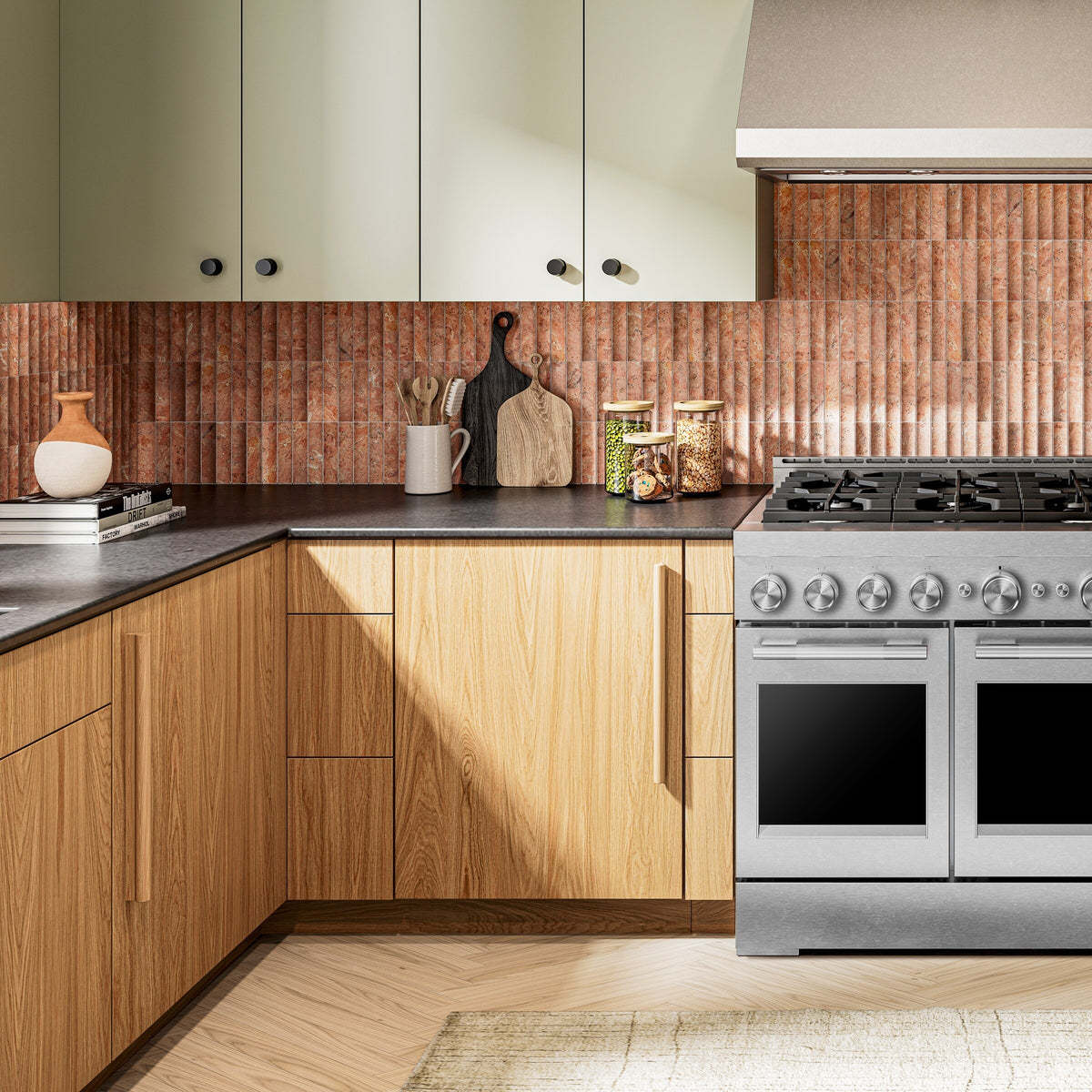 KitchenAid® 48-Inch 6 Burner Commercial-Style Gas Range with Griddle