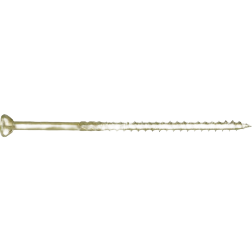 Premium exterior wood screw with star drive head and corrosion-resistant finish for hardware and lumber fastening tasks
